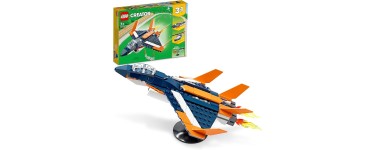 Amazon: LEGO Creator 3 en 1 L’Avion Supersonique - 31126 à 13,99€