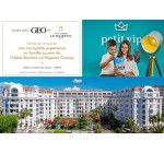 GEO: 1 séjour d'une nuit à l’Hôtel Barrière Le Majestic Cannes à gagner