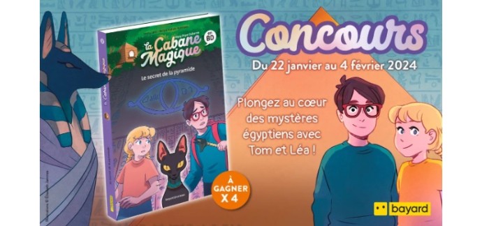 Familiscope: 4 livres jeunesse "La Cabane Magique" à gagner