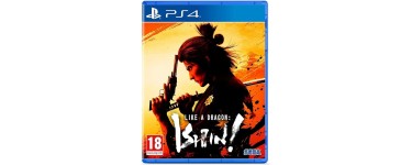Amazon: Jeu Like a Dragon: Ishin! sur PS4 à 24,99€