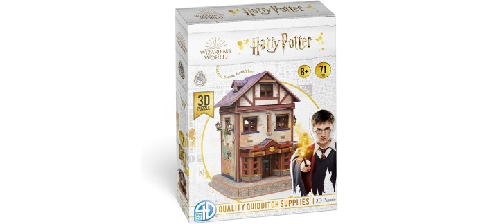 Amazon: Puzzle 3D Harry Potter : Le magasin d'accessoires de Quidditch à 6,48€