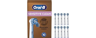 Amazon: Pack de 10 brossettes Oral-B Pro Sensitive Clean pour Brosse à dents électriques à 23,99€
