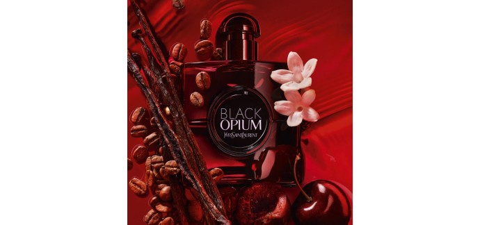 Yves Saint Laurent Beauté: 5 x 1 Eau de parfum Black Opium Over Red YSL 50ml à gagner