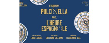 Arte: 1 lot de 2 invitations pour le spectacle "Pulcinella & L'Heure espagnole" à gagner