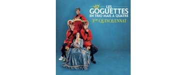 Weo: Des lots de 2 invitations pour le spectacle "Les Goguettes" à gagner
