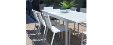 Leroy Merlin: Chaise de jardin en aluminium Paradise gris clair à 17,97€