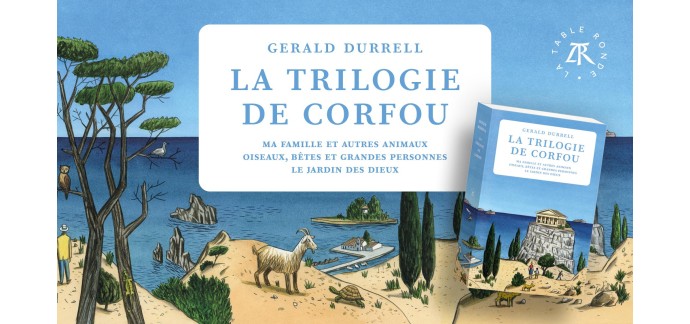 Arte: 5 livres "La Trilogie de Corfou" de Gerald Durrell à gagner