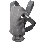 Amazon: Porte-bébé BabyBjörn Mini, Jersey 3D, Gris foncé à 83,62€
