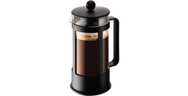 Amazon: Cafetière à piston Bodum Kenya - 3 tasses, Noir à 11,99€