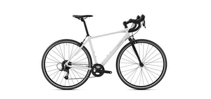Decathlon: Vélo route femme EDR EASY VAN RYSEL (Blanc) à 380€
