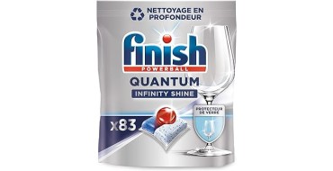 Amazon: Pastilles Lave-Vaisselle Finish Quantum Infinity Shine - 83 capsules à 9,31€