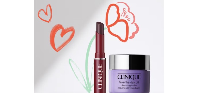 Clinique: Un mini Almost Lipstick Black Honey et un mini Take The Day Off offerts dès 75€ d’achat