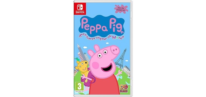 Amazon: Jeu Peppa Pig : Aventures autour du Monde sur Nintendo Switch à 14,99€