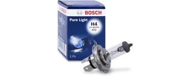 Amazon: Lampe de phare Bosch Pure Light H4 12V 60/55W à 2,90€