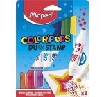 Amazon: Lot de 8 feutres tampons Maped ColorPeps à 5,99€