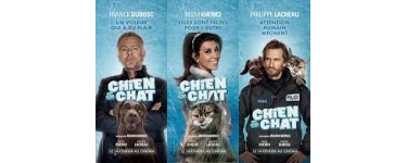 Chérie FM: 2 lots de 4 places de cinéma pour le film "Chien & Chat" à gagner