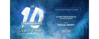 France Bleu: 1 lot de 2 invitations pour le spectacle "Les 10 commandements" à gagner