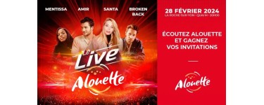 Alouette: Des invitations pour le concert "Live Alouette" à gagner