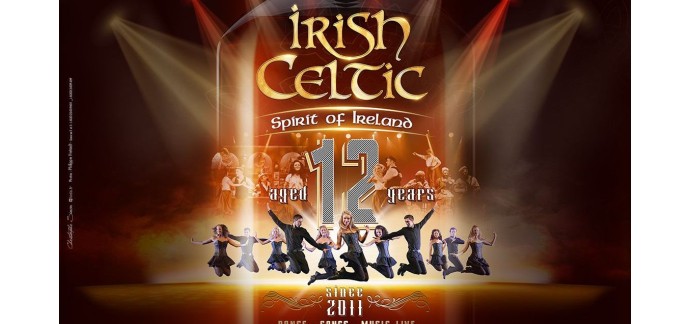 France Bleu: 1 lot de 2 invitations pour le spectacle "Irish Celtic" à gagner