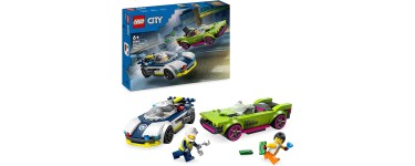 Amazon: Lego City La Course-Poursuite Entre la Voiture de Police et la Super Voiture - 60415 à 14,99€
