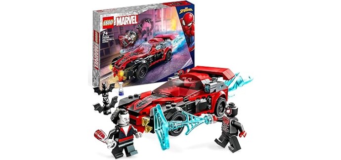 Amazon: LEGO Marvel Miles Morales vs. Morbius - 76244 à 18,99€