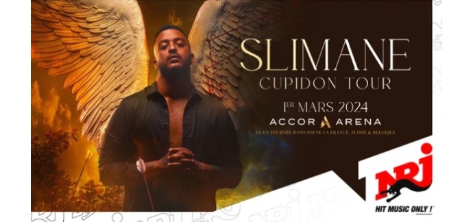 NRJ: 6 lots de 2 invitations pour le concert de Slimane à gagner