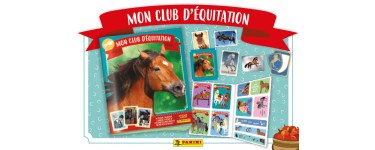 Citizenkid: 10 albums Panini "Mon club d'équitation" avec 36 pochettes de stickers à gagner