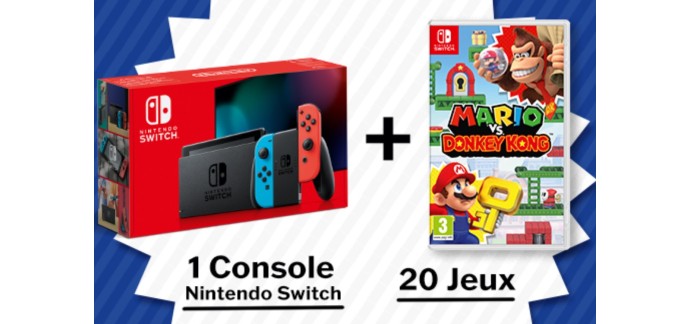 Le Journal de Mickey: 1 console Nintendo Switch, 20 jeux vidéo Switch "Mario / Donkey Kong" à gagner