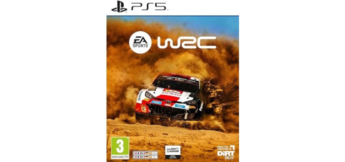 Amazon: Jeu WRC Standard Edition PS5 à 29,99€