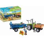 Amazon: Playmobil Country Tracteur avec remorque - 71249 à 23,79€