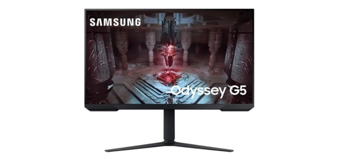 Cdiscount: Ecran PC Gamer 32" Samsung Odyssey G5 S32CG510EU - Dalle VA, 1 ms, 165 Hz à 249,99€