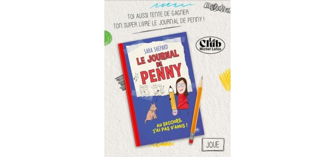 Gulli: 10 livres jeunesse "Le journal de Penny" de Sara Shepard à gagner