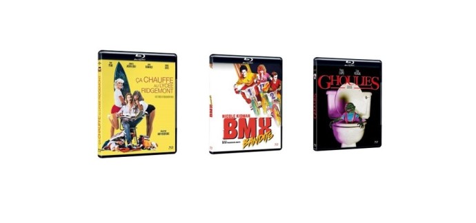 Salles Obscures: 3 lots de 3 Blu-Ray de films des années 80 à gagner