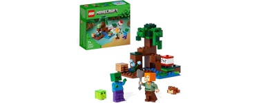 Amazon: LEGO Minecraft Aventures dans Le Marais - 21240 à 6,73€