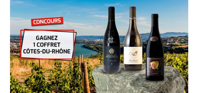 Relais du Vin & Co: 1 coffret de 3 bouteilles de vin de Côtes-du-Rhône à gagner