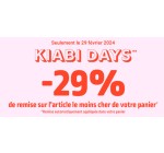Kiabi: 29% de réduction sur l'article le moins cher de votre commande