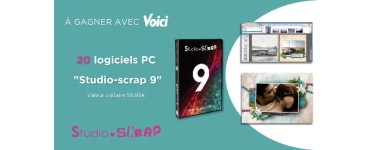Voici: 20 logiciels PC "Studio Scrap 9" à gagner