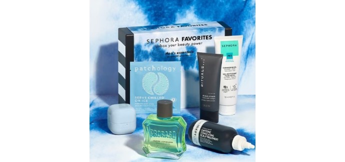 Sephora: Coffret Soin Les essentiels pour homme à 35€