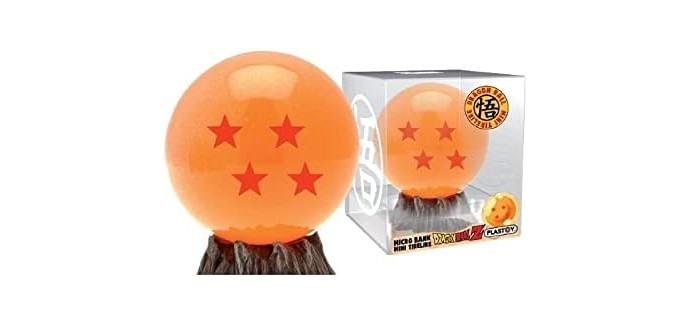 Amazon: Tirelire Boule de Cristal Plastoy Dragon ball Z (13cm) à 12,40€