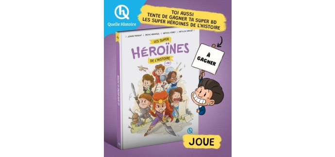 Gulli: 5 livres jeunesse "Les super héroïnes de l’histoire" à gagner
