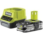 Amazon: Pack RYOBI 1 batterie lithium+ 18V - 1,5 Ah + 1 chargeur rapide 2,0 A - RC18120-115 à 69,99€