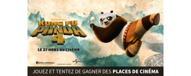 W9: 10 lots de 2 places de cinéma pour le film "Kung Fu Panda 4" à gagner