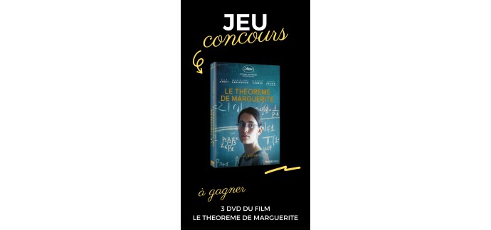 Blog Baz'art: 3 DVD du film "Le Théorème de Marguerite" à gagner