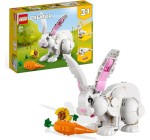 Amazon: LEGO Creator 3-en-1 Le Lapin Blanc - 31133 à 15,99€