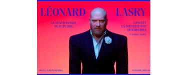 Sortiraparis.com: 5 lots de 2 invitations pour le concert de Léonard Lasry à gagner
