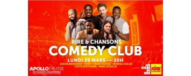 Rire et chansons: 10 lots de 2 invitations pour le spectacle "Comedy Club" à gagner