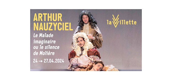 Arte: 2 invitations pour le spectacle "Le malade imaginaire ou le silence de Molière" à gagner