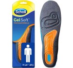 Amazon: Semelles Scholl GelSoft pour Homme - Pointure de 40 à 46,5 à 13,23€