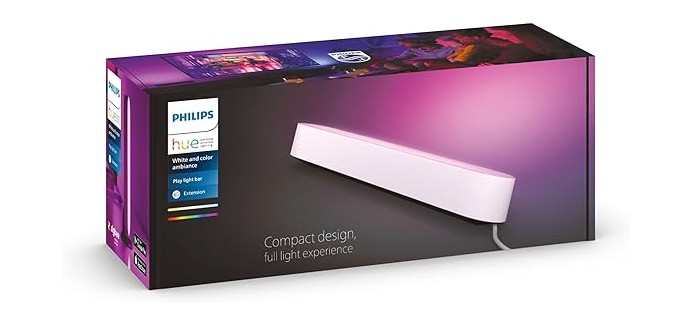 Amazon: Philips Hue Play Pack extension à 41,99€