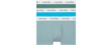 Amazon: Lot de 3 Caleçons Homme Calvin Klein à 29,99€